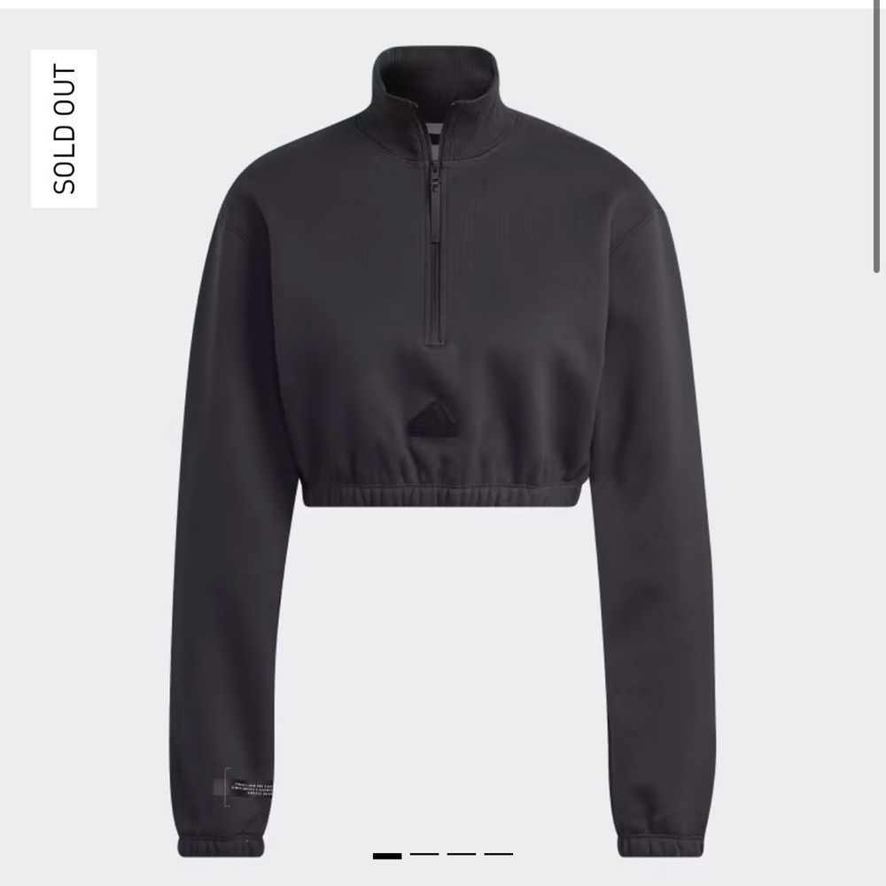 Adidas CROPPED HALF-ZIP SWEATSHIRT